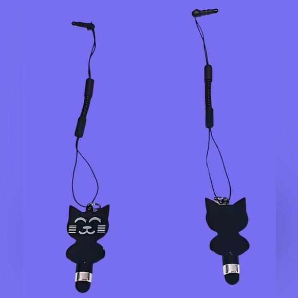 Other - Playful Black Cat Mini Stylus